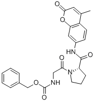 CAS 登录号：68542-93-8， 苄氧羰基-甘氨酰-脯氨酰-7-氨基-4-甲基香豆素