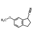 CAS#: 68549-22-4, 6-Methoxy-1-indanecarbonitrile
