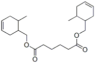 CAS 登录号：68555-34-0， 二[(6-甲基环己-3-烯基)甲基]己二酸酯