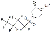CAS 登录号：68555-68-0， N-乙基-N-[(九氟丁基)磺酰基]甘氨酸钠