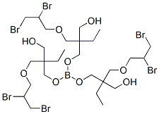 CAS#: 68555-83-9, Boric Acid Tris[2-Ethyl-2-[(2,3-Dibromopropoxy)Methyl]-3-Hydroxypropyl] Ester