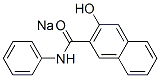 CAS 登录号：68556-06-9， 3-羟基-N-苯基萘-2-甲酰胺钠盐