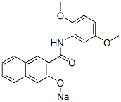 CAS 登录号:68556-11-6, N-(2,5-二甲氧基苯基)-3-钠氧基-2-萘甲酰胺