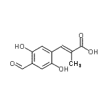 CAS#: 685829-33-8, (2E)-3-(4-Formyl-2,5-dihydroxyphenyl)-2-methylacrylic acid