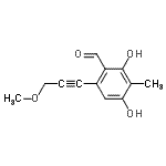 CAS#: 685895-62-9, 2,4-Dihydroxy-6-(3-methoxy-1-propyn-1-yl)-3-methylbenzaldehyde