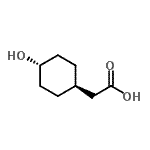 CAS#: 68592-23-4, (trans-4-Hydroxycyclohexyl)acetic acid