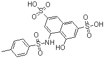 CAS#: 6860-97-5, 4-Hydroxy-5-[[(4-Methylphenyl)Sulfonyl]Amino]-2,7-Naphthalenedisulfonicacid