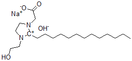 CAS 登录号:68647-45-0, 1-(羧甲基)-4,5-二氢-1(3)-(2-羟基乙基)-2-十三烷基-1H-咪唑鎓氢氧化钠