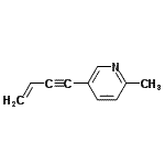 CAS#: 686703-63-9, 5-(3-Buten-1-yn-1-yl)-2-methylpyridine