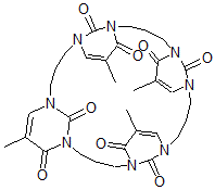 CAS 登录号：68675-73-0， 1,3-三亚甲基胸腺嘧啶环四聚体