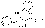 CAS#: 68695-58-9, Ethyl 5-anilino-1-phenyl-1H-imidazole-4-carboxylate