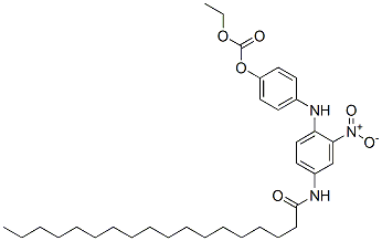 CAS#: 68715-91-3, Ethyl 4-[2-Nitro-4-[(1-Oxooctadecyl)Amino]Anilino]Phenyl Carbonate