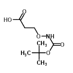 CAS#: 68754-59-6, 3-[({[(2-Methyl-2-propanyl)oxy]carbonyl}amino)oxy]propanoic acid
