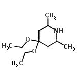 CAS#: 687614-26-2, 4,4-Diethoxy-2,6-dimethylpiperidine