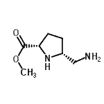 CAS 登录号：687622-75-9， 甲基(5R)-5-(氨基甲基)-L-脯氨酸酯