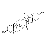 CAS#: 6877-35-6, (3beta,5alpha,15beta,25R)-Spirostan-3,15-Diol