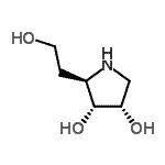CAS#: 687992-26-3, (2R,3R,4S)-2-(2-Hydroxyethyl)-3,4-pyrrolidinediol