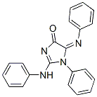 CAS 登录号：68822-96-8， 1,5-二氢-1-苯基-2-(苯基氨基)-5-(苯基亚胺)-4H-咪唑-4-酮