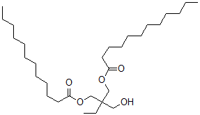 CAS#: 68849-44-5, Dodecanoic Acid 1,1'-[2-Ethyl-2-(Hydroxymethyl)-1,3-Propanediyl] Ester