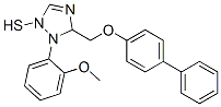 CAS 登录号：68869-47-6， 5-(4-联苯基氧基甲基)-1-(2-甲氧基苯基)-S-三唑-2-硫醇