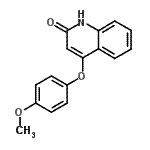 CAS#: 68903-83-3, 4-(4-Methoxyphenoxy)-2(1H)-quinolinone