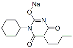 CAS 登录号：6891-28-7， 5-丁基-1-环己基-4,6-二氧代嘧啶-2-醇钠