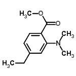 CAS#: 689148-76-3, Methyl 2-(dimethylamino)-4-ethylbenzoate