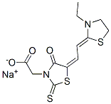 CAS#: 68921-74-4, Sodium 5-[(3-Ethylthiazolidin-2-Ylidene)Ethylidene]-4-Oxo-2-Thioxothiazolidin-3-Acetate