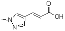 CAS 登录号：689251-97-6， (2E)-3-(1-甲基-1H-吡唑-4-基)丙烯酸