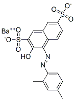 CAS 登录号：68928-54-1， 4-[(2,4-二甲基苯基)偶氮]-3-羟基萘-2,7-二磺酸钡