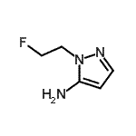 CAS 登录号：689295-20-3， 1-(2-氟乙基)-1H-吡唑-5-胺