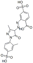 CAS 登录号：68957-71-1， 2-[[[4,5-二氢-3-甲基-1-(2-甲基-4-磺基苯基)-5-氧代-1H-吡唑]-4-基]偶氮]-4-磺基苯甲酸