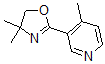 CAS 登录号：68981-84-0， 3-(4,5-二氢-4,4-二甲基-2-恶唑基)-4-甲基-吡啶