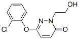 CAS 登录号：69024-93-7， 6-(2-氯苯氧基)-2-(2-羟基乙基)哒嗪-3-酮