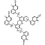 CAS#: 69039-70-9, [2-[[3,6-bis[(6-diazo-5-oxo-1-naphthyl)sulfonyloxy]-2-hydroxy-4-methyl-phenyl]methyl]-4-[(6-diazo-5-oxo-1-naphthyl)sulfonyloxy]-3-hydroxy-5-methyl-phenyl] 6-diazo-5-oxo-naphthalene-1-sulfonate