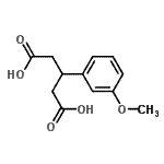 CAS 登录号：69061-62-7， 3-(3-甲氧基苯基)戊烷二酸