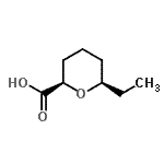 CAS#: 690629-90-4, (2R,6R)-6-Ethyltetrahydro-2H-pyran-2-carboxylic acid