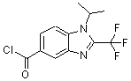 CAS 登录号：690632-69-0， 1-异丙基-2-(三氟甲基)-1H-苯并咪唑-5-甲酰氯