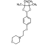 CAS#: 690636-28-3, 4-{2-[4-(4,4,5,5-Tetramethyl-1,3,2-dioxaborolan-2-yl)phenoxy]ethyl}morpholine