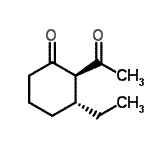 CAS 登录号：690660-89-0， (2R,3R)-2-乙酰基-3-乙基环己酮