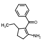 CAS#: 690660-91-4, (2-Amino-5-ethyl-1-cyclopenten-1-yl)(phenyl)methanone