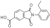 CAS 登录号：690671-26-2， 2-(2-乙基苯基)-1,3-二氧代-5-异吲哚啉羧酸