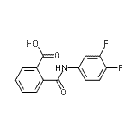 CAS#: 69076-60-4, 2-[(3,4-Difluorophenyl)carbamoyl]benzoic acid