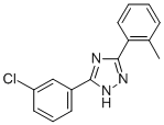 CAS#: 69095-76-7, 5-(3-Chlorophenyl)-3-(o-Tolyl)-1H-1,2,4-Triazole