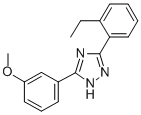 CAS#: 69095-83-6, 3-(2-Ethylphenyl)-5-(3-methoxyphenyl)-1H-1,2,4-triazole
