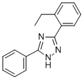CAS 登录号：69095-88-1， 3-(2-乙基苯基)-5-苯基-1H-1,2,4-三唑