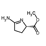 CAS#: 690950-16-4, Methyl (2S)-5-amino-3,4-dihydro-2H-pyrrole-2-carboxylate