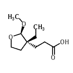 CAS 登录号：690993-27-2， 3-[(2R,3R)-3-乙基-2-甲氧基四氢-3-呋喃基]丙酸