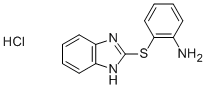 CAS 登录号：69104-73-0， 2-(1H-苯并咪唑-2-基硫代)苯胺盐酸盐