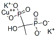 CAS 登录号：69140-61-0， (1-羟基乙亚基)二膦酸酯铜二钾盐